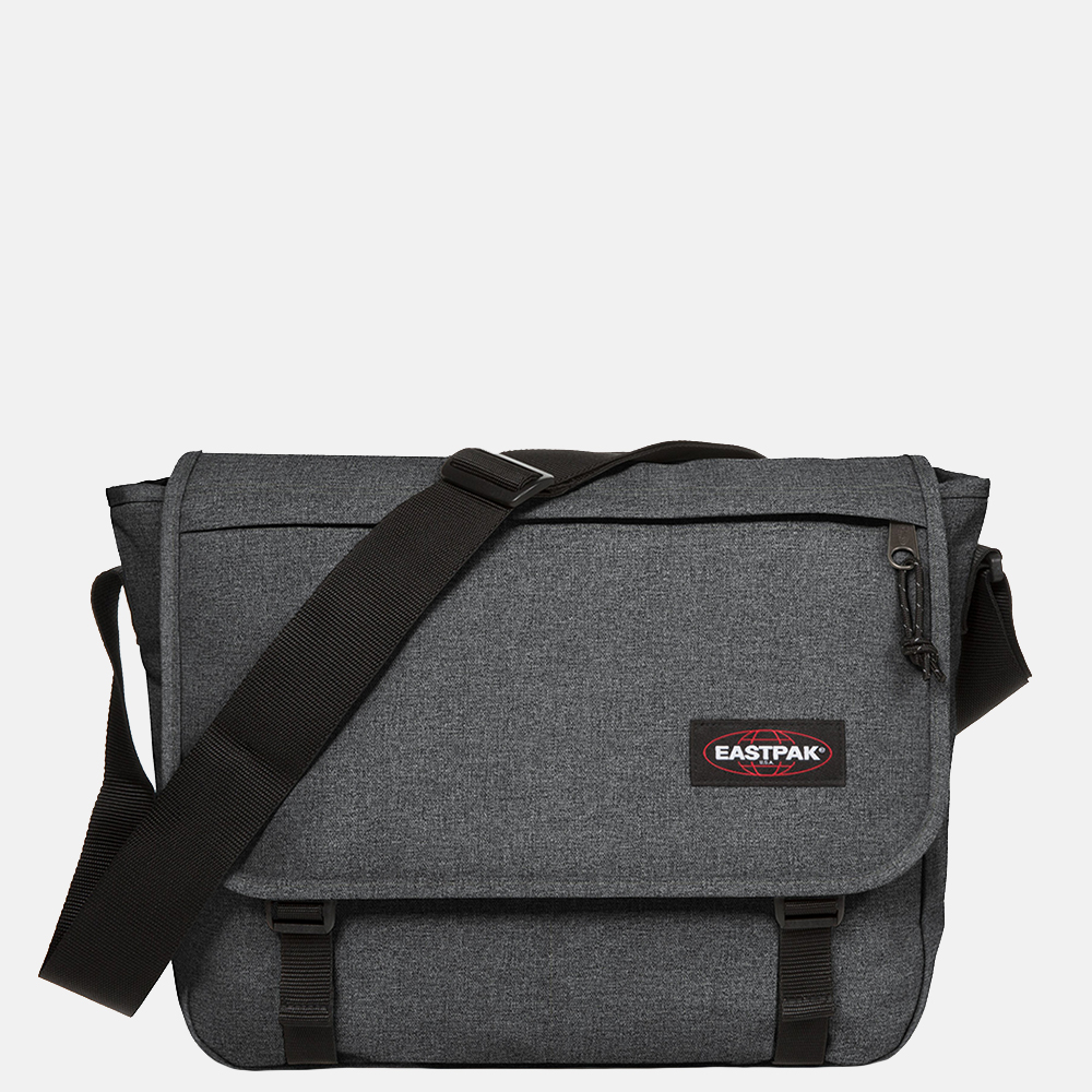 Eastpak Delegat schoudertas black denim bij Duifhuizen